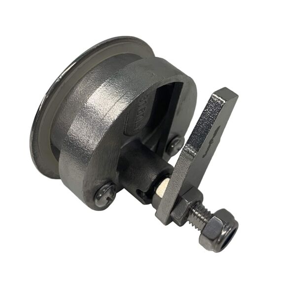 Puxador/Fechadura c/ Chave p/ Portas até 1-1/8 pol - INOX