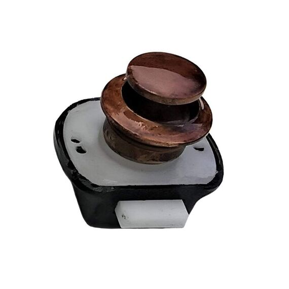 Puxador/Fechadura Click p/ Portas 7/8 pol - Plástico Madeira