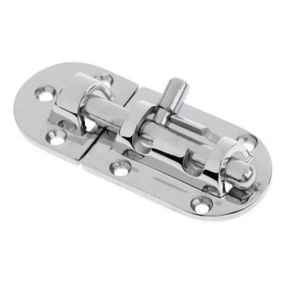 Trinco p/ Tampas e Portas em Inox Fundido - 37 x 91 mm