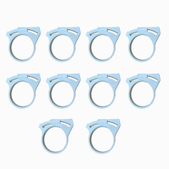 Abraçadeira Plástica Para Mangueira 1-1/8pol - 10 un.