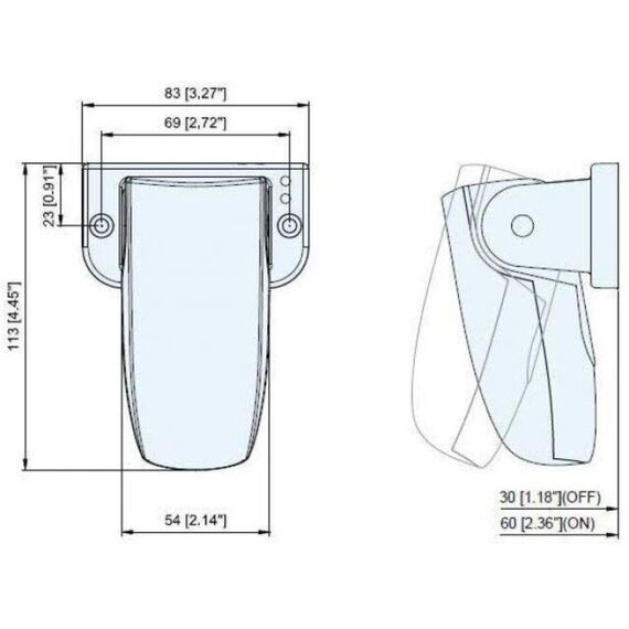 Automático p/ Bombas de Porão 12/24V - Esfera - 10A - TMC