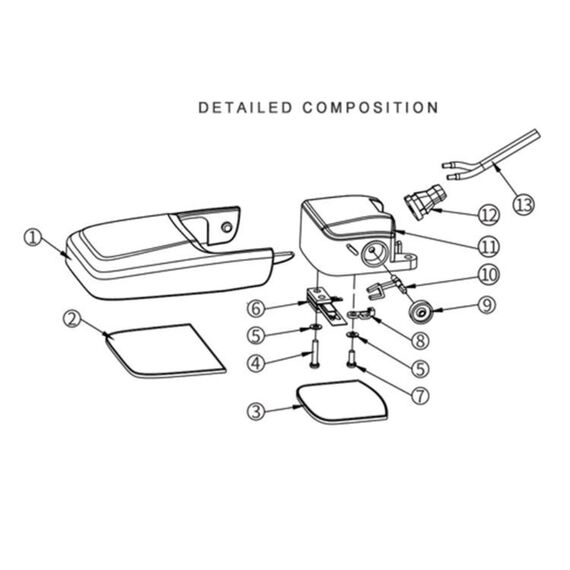 Automático p/ Bombas de Porão s/ Capa Protetora 12/24/32V - 25A - Seaflo