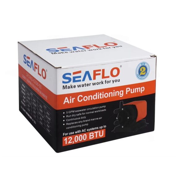 Bomba de Circulação p/ Ar condicionado 12.000 BTU - Seaflo 5.0 Gpm - 115V