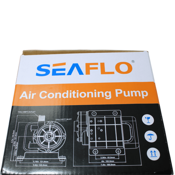 Bomba de Circulação p/ Ar condicionado 24.000 BTU - Seaflo 8.5 Gpm - 230V
