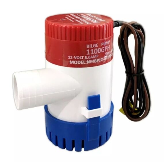 Bomba De Porão Rule 1.100 Gph - 4.163 Litros Hora - 12v