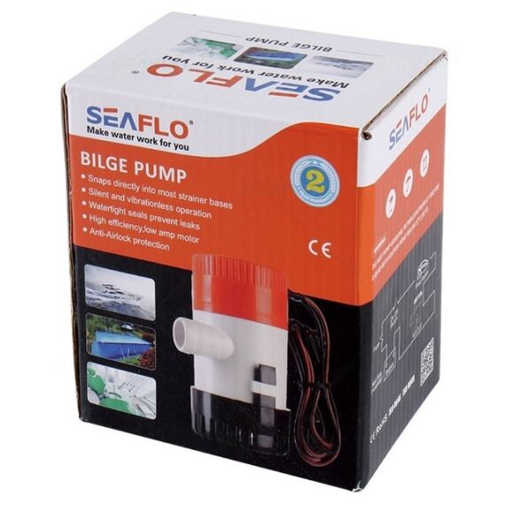 Bomba De Porão Seaflo 1.100 Gph - 4.164 Litros Hora - 24v