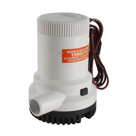 Bomba De Porão Seaflo 1.500 Gph - 5.677 Litros Hora - 12v