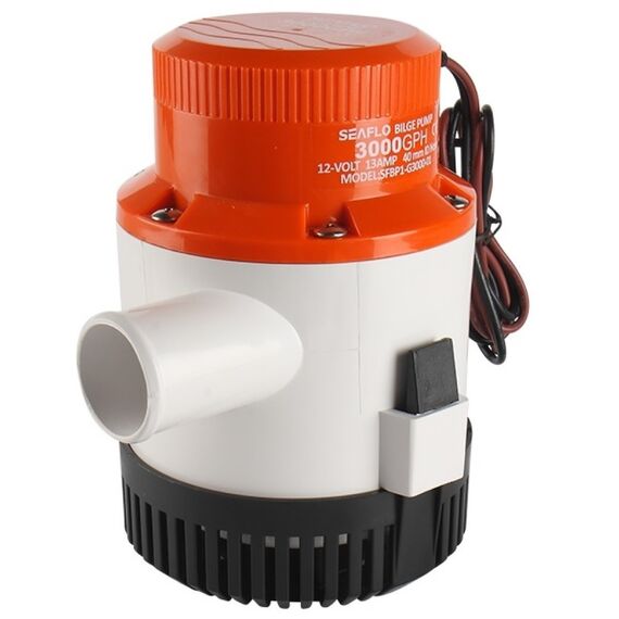 Bomba De Porão Seaflo 3.000 Gph - 11.355 Litros Hora - 24v