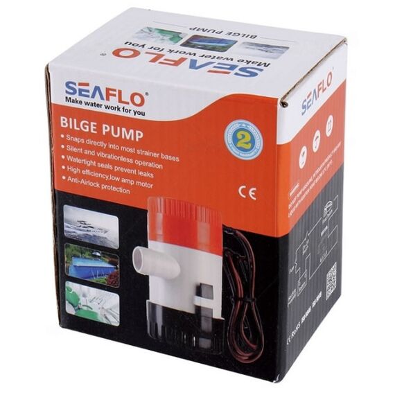 Bomba De Porão Seaflo 750 Gph - 2.839 Litros Hora - 24v