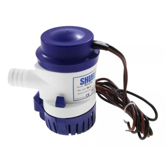 Bomba De Porão Shurflo 380 Gph - 1.438 Litros Hora - 12v