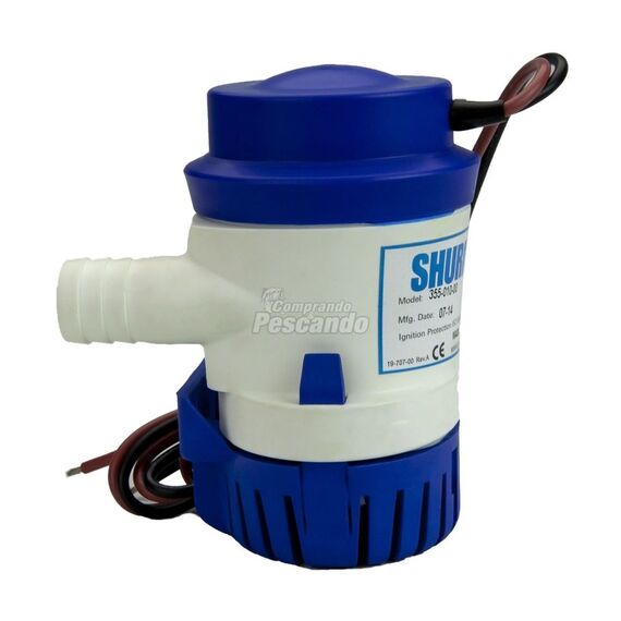 Bomba De Porão Shurflo 500 Gph - 1.892 Litros Hora - 12v