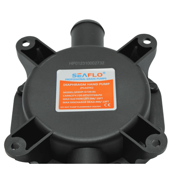Bomba De Sucção Manual Seaflo 720 Gph - 2.725 Litros Hora