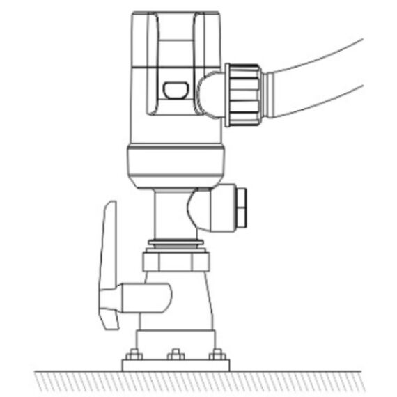 Bomba p/ Viveiro Seaflo Base Giratória c/ Haste Reta de Rosca Curta 800 Gph - 3.028 Litros Hora - 12v - Entrada Dupla