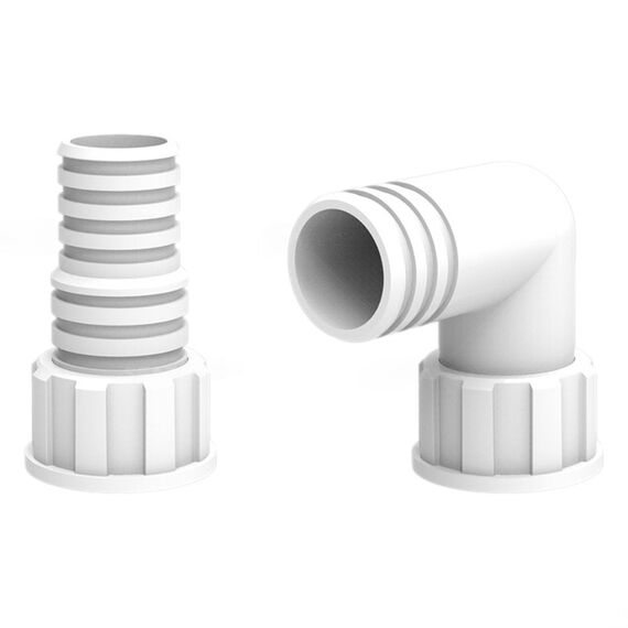 Bomba p/ Viveiro Seaflo Base Giratória c/ Haste Reta de Rosca Longa 800 Gph - 3.028 Litros Hora - 12v - Entrada Dupla