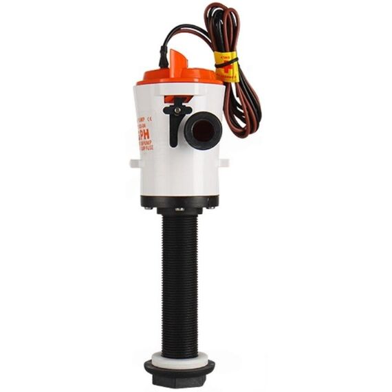 Bomba p/ Viveiro Seaflo c/ Haste de Rosca 350 Gph - 1.325 Litros Hora - 12v