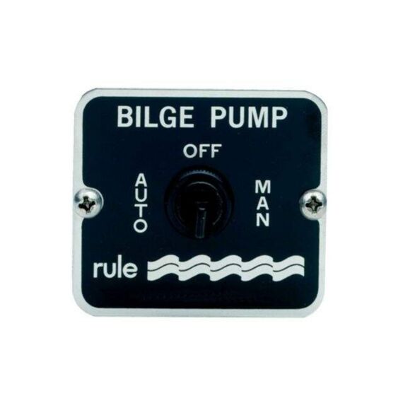 Chave de Painel Rule s/ LED p/ Bomba de Porão - Manual/Off/Automático