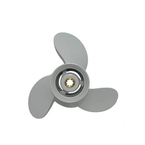 Hélice Yamaha 40HP 10.1/8 x 15 Estriada c/ Escape (Mod: 3 Cilindros VETOL)