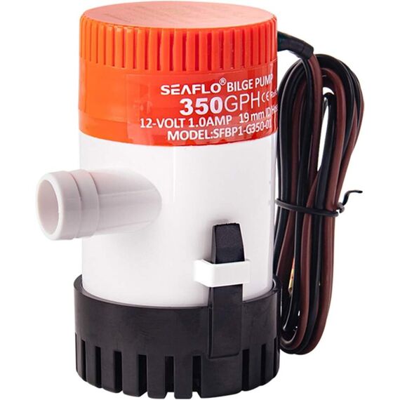 Kit Bomba De Porão Seaflo 350 Gph - 12v + Automático de Esfera 18A