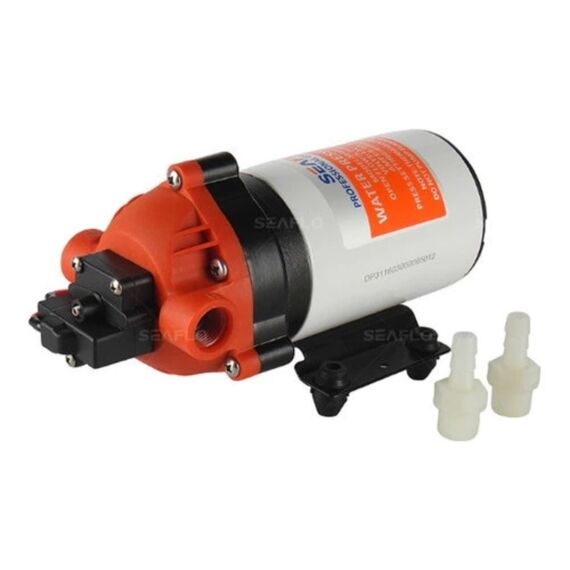 Bomba Água Doce Pressurização Seaflo 1,5 Gpm - 24v - 5,7l/m 4,5a 80psi 31s