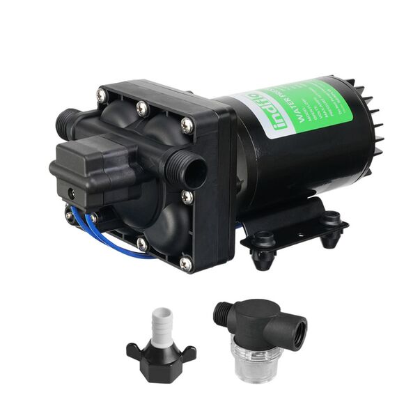 Bomba Água Doce Pressurizadora 3.0 Gpm -12v - 60 PSI - 43YS - INDFLO - AGRICOLA
