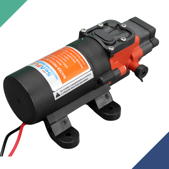 Bomba Água Doce Pressurizadora Seaflo 0.8 Gpm -12v - 70 psi
