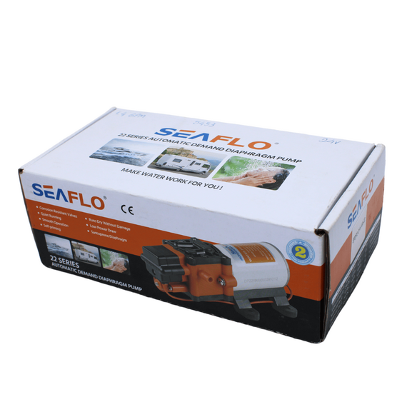 Bomba Água Doce Pressurizadora Seaflo 1.4 Gpm -24v - 100 psi