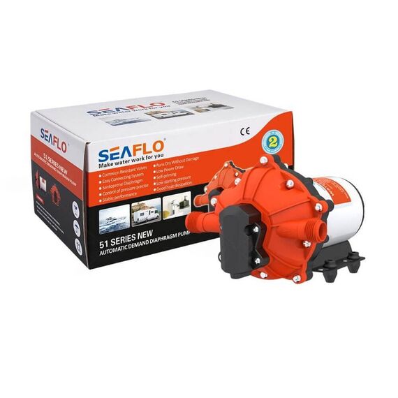 Bomba Água Doce Pressurizadora Seaflo 4.0 Gpm -24v