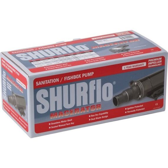 Bomba Maceradora de Resíduos Shurflo 12V