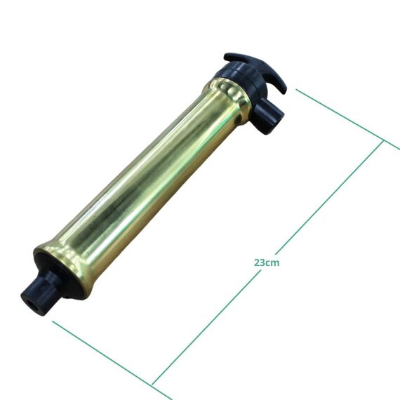 Bomba Manual p/ Transferência de Óleo e Combustível - Corpo em Metal - 3 Mangueiras