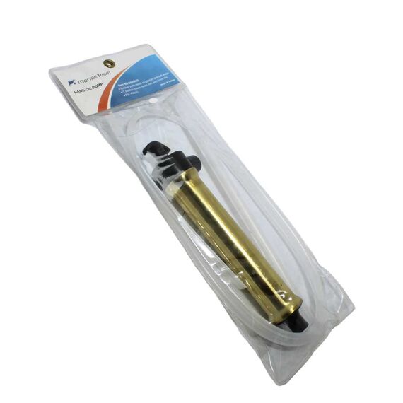 Bomba Manual p/ Transferência de Óleo e Combustível - Corpo em Metal - 3 Mangueiras