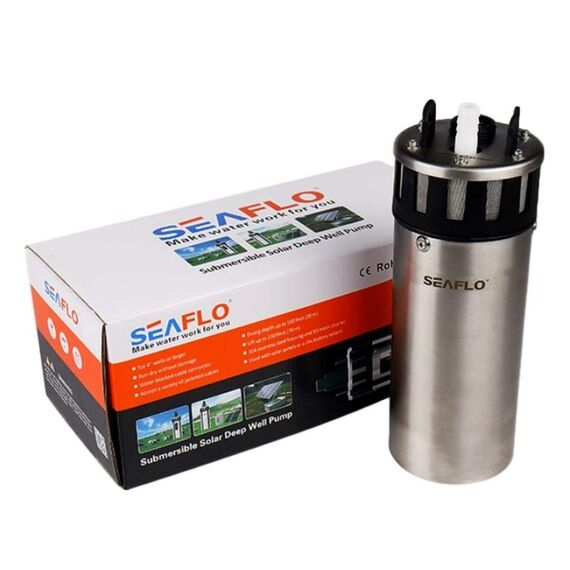 Bomba Pressurização Solar Água Potável 100m 1gpm 24v Seaflo