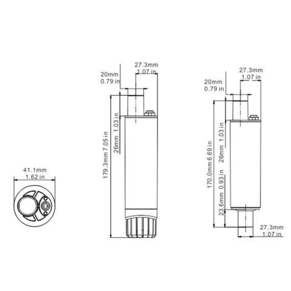 Bomba Pressurizadora Submersível p/ Água Salgada e Óleo 500gph - 12v