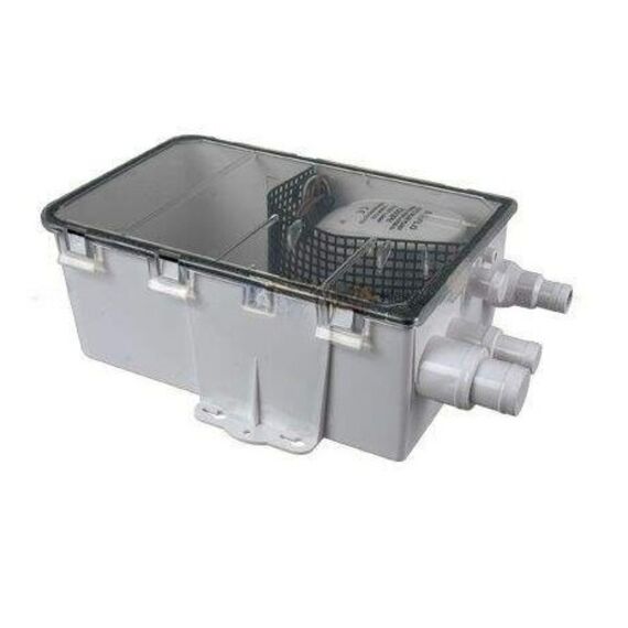 Caixa Coletora Grande p/ Embarcações c/ Bomba e Automático Seaflo - 750 GPH - 24v