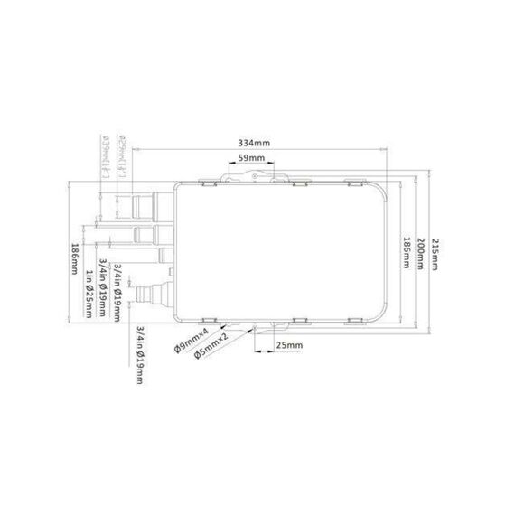 Caixa Coletora Grande p/ Embarcações c/ Bomba e Automático Seaflo - 750 GPH - 24v