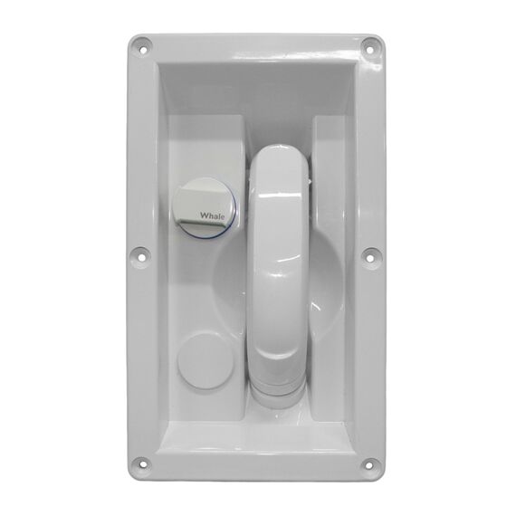 Chuveiro de Popa p/ Bomba Pressurizada - Kit: Caixa, Gatilho e Mangueira - Whale