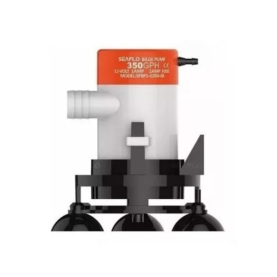 Kit Portátil Bomba p/ Viveiro Seaflo 350 Gph - 12v + Aspersor Fixo