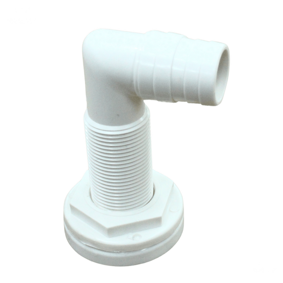 Saída de Costado / Saída D´Água Luxo - Plástica 90° - Tam: 1 1/8 pol. - Branca