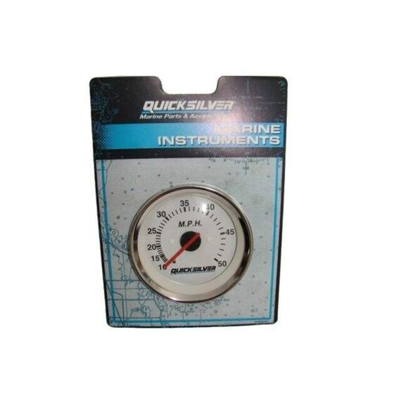 Velocímetro 50 M.P.H Para Embarcações C/ Mangueira QuickSilver