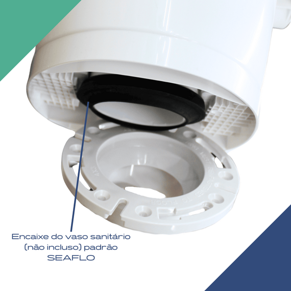 Base de Instalação do Vaso Maritimo por Gravidade com Pedal 1S - SEAFLO