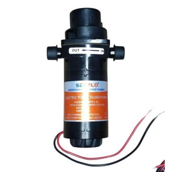 Bomba Maceradora p/ Vaso Sanitário Elétrico - Seaflo - 12v - Sem Base