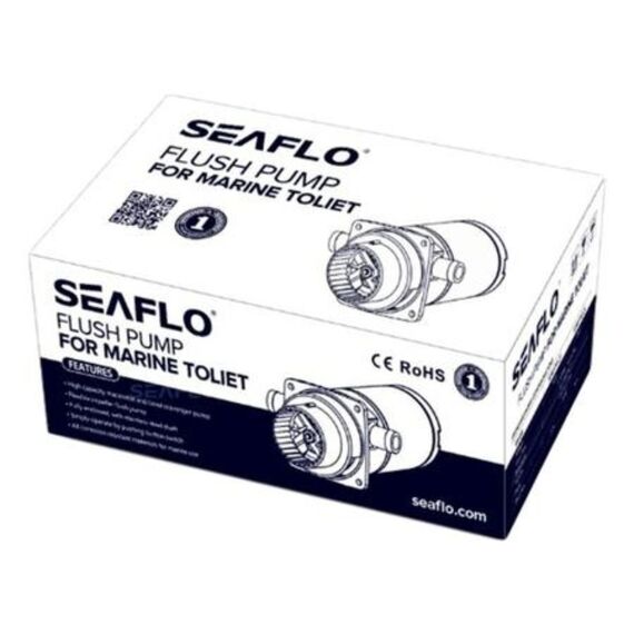 Bomba Maceradora p/ Vaso Sanitário Elétrico - Seaflo - 12v - Sem Base