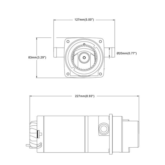 Bomba Maceradora p/ Vaso Sanitário Elétrico - Seaflo - 12v - Sem Base