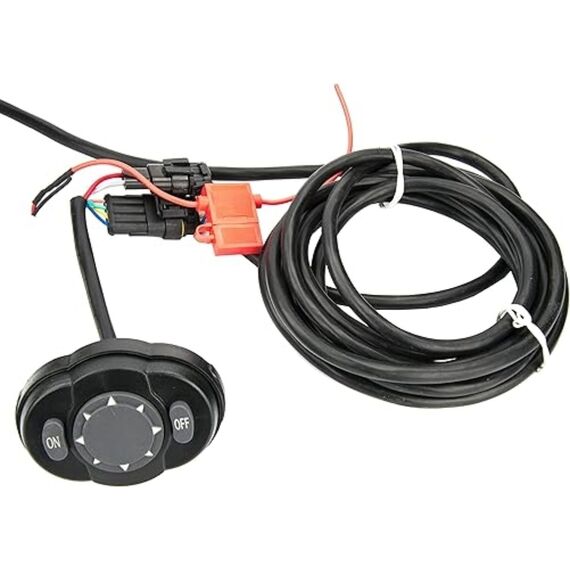 Farol de Busca Direcional p/ Embarcações Com Controle Remoto HID - 24V - Lâmpada 100W