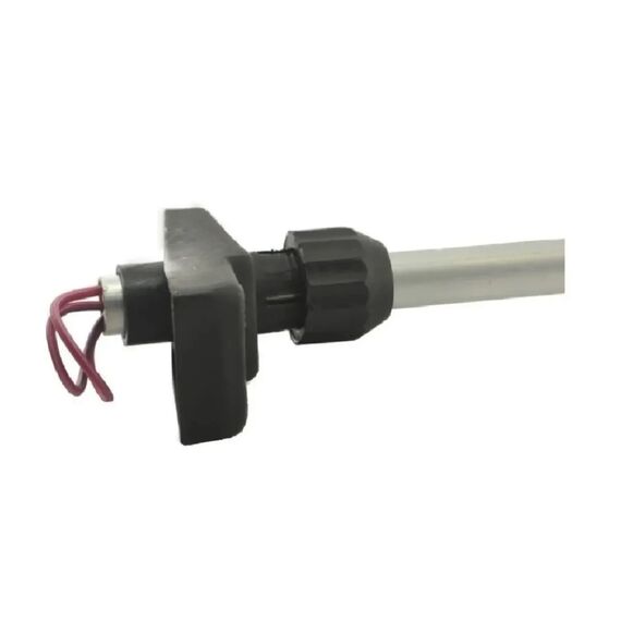 Luz de Alcançado em LED c/ Mastro - A: 40 cm - Cromado