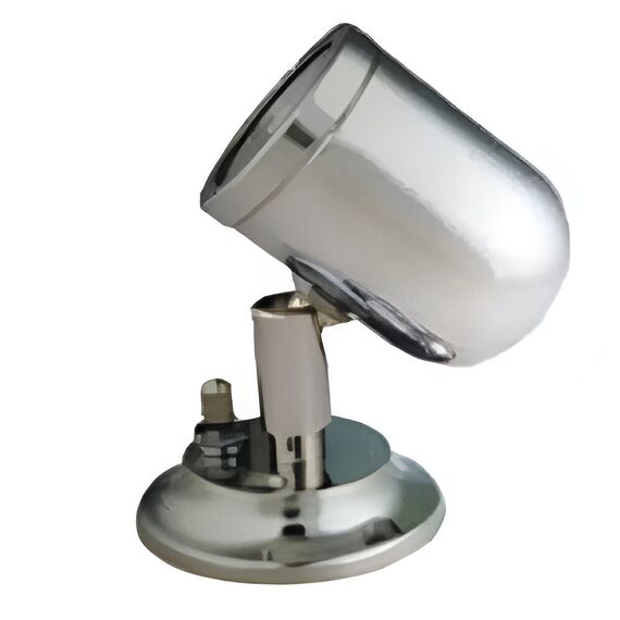 Luz de Cabeceira / Luminária p/ Leitura Direcional 12v - 10w - Inox