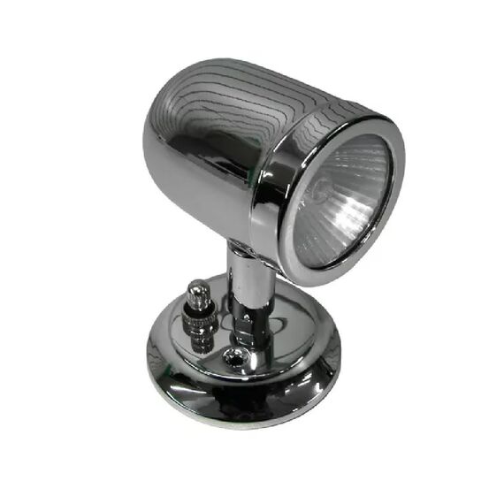Luz de Cabeceira / Luminária p/ Leitura Direcional 12v - 10w - Inox