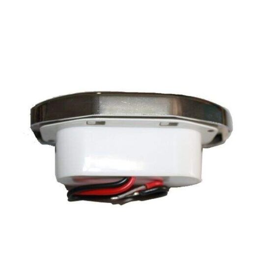 Luz de Cortesia 28 Mini LEDs Brancos c/ Acabamento em ABS Cromado