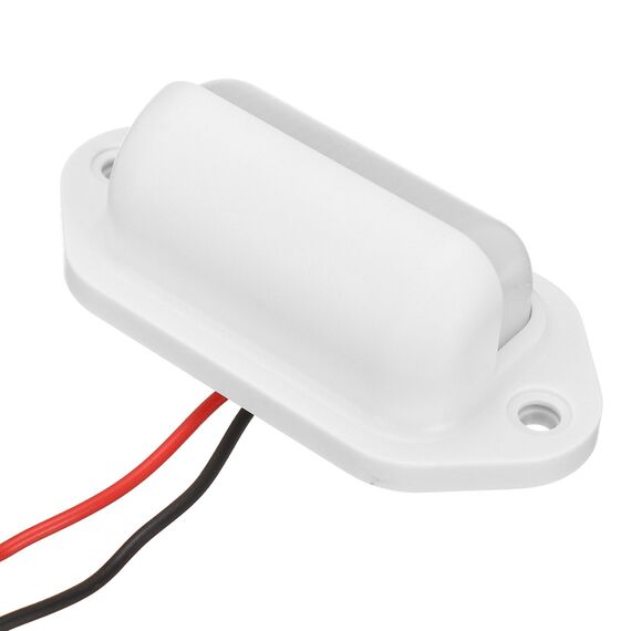 Luz de Cortesia 2 LEDs Sobrepor em ABS Branco - Luz Branca