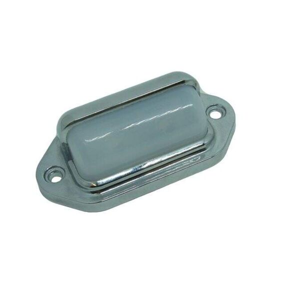 Luz de Cortesia 2 LEDs Sobrepor em ABS Cromado - Luz Branca