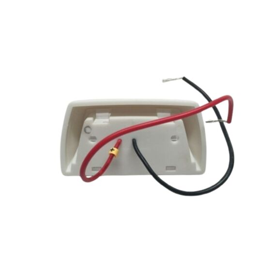 Luz de Cortesia 3 LEDs Sobrepor em ABS Branco, Lente Trasparente - Luz Azul